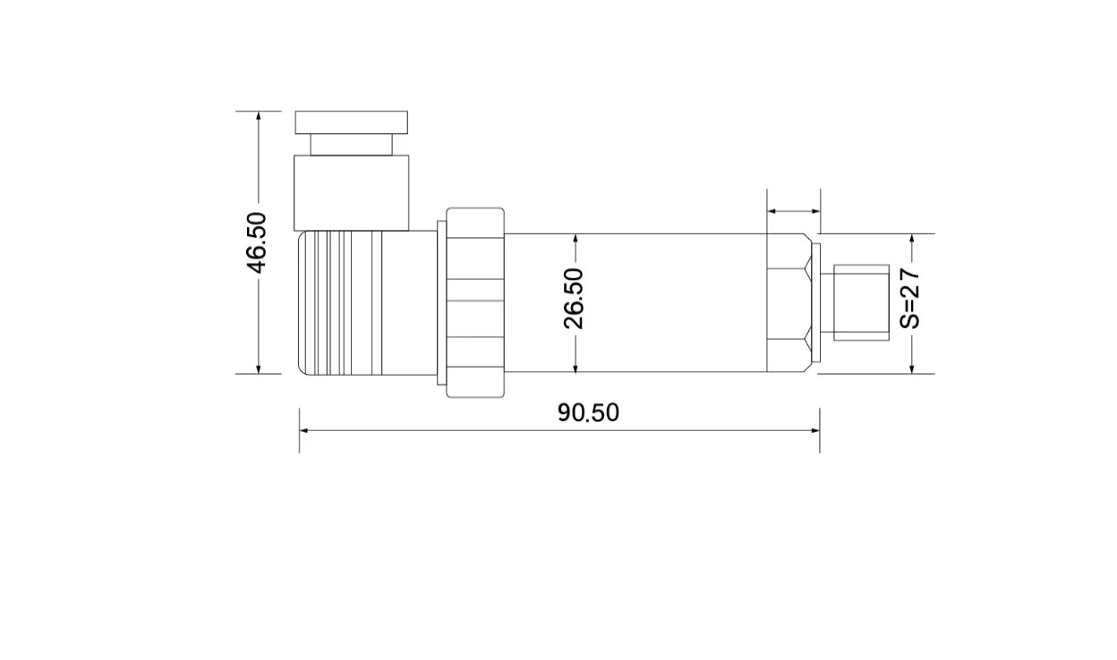 Передатчик давления AMFLO PTS 130  130-25M-1-3-2DС  0,6-600 бар, соед. MNPT 1/4,  4-12mA / PTS 130-25M-1-3-2DС