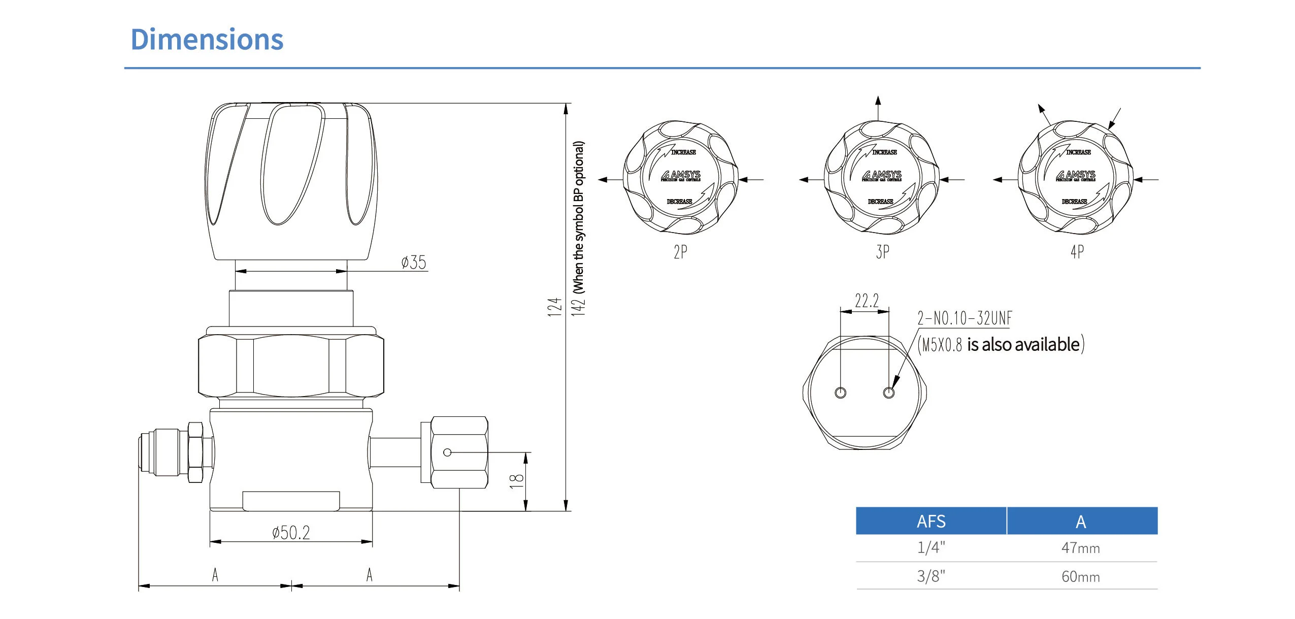Регулятор AMFLO UHP AU21 Материал: Код SHP (Body-SUS316L VAR,Poppet, Nozzle,Diaphragm- Hastelloy® C-22, Gland-SUS316L, Seat: PCTFE) ; Поверхность 0.25 um; 3х портовый, CV-0.09