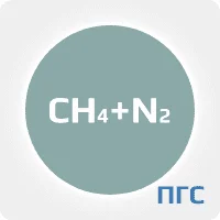 ПГС ГСО 1 разряд метан (CH4) 4,2% в азоте (N2) в стальном баллоне 4-5 л. вентиль латунь
