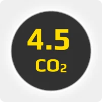 Углекислота (СO2) высокой чистоты 4.5 (99,995%) в баллоне 40л, наполнение 24 кг., соединение G3-4 (DIN 9)