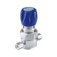 Регулятор AMFLO UHP AU21 Материал: Код SHP (Body-SUS316L VAR,Poppet, Nozzle,Diaphragm- Hastelloy® C-22, Gland-SUS316L, Seat: PCTFE) ; Поверхность 0.25 um; 3х портовый, CV-0.09
