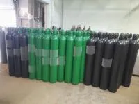 Полный контейнер газовых стальных новых баллонов 470 шт. под сжатые газы (O2, N2, Ar, He, CH4, Mix) 40 л 150 бар без вентиля ТР ТС 032 горловина E25