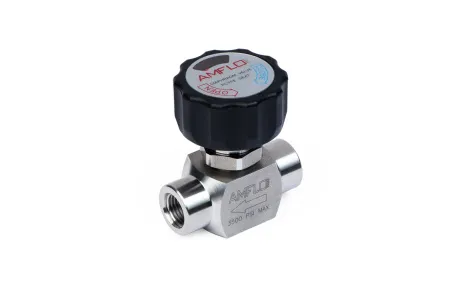 Клапан мембранный AMFLO, SS-DV10 NT4-FNT4, нержавеющий SS316L, 241 bar, 2-х портовый, соединения вх. MNPT 1-4, вых FNPT 1-4